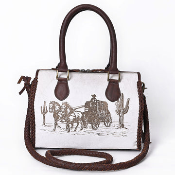 American Darling Tote Hair on Genuine Leather Western Women Bag Handbag Purse | Travel Bags College Casual